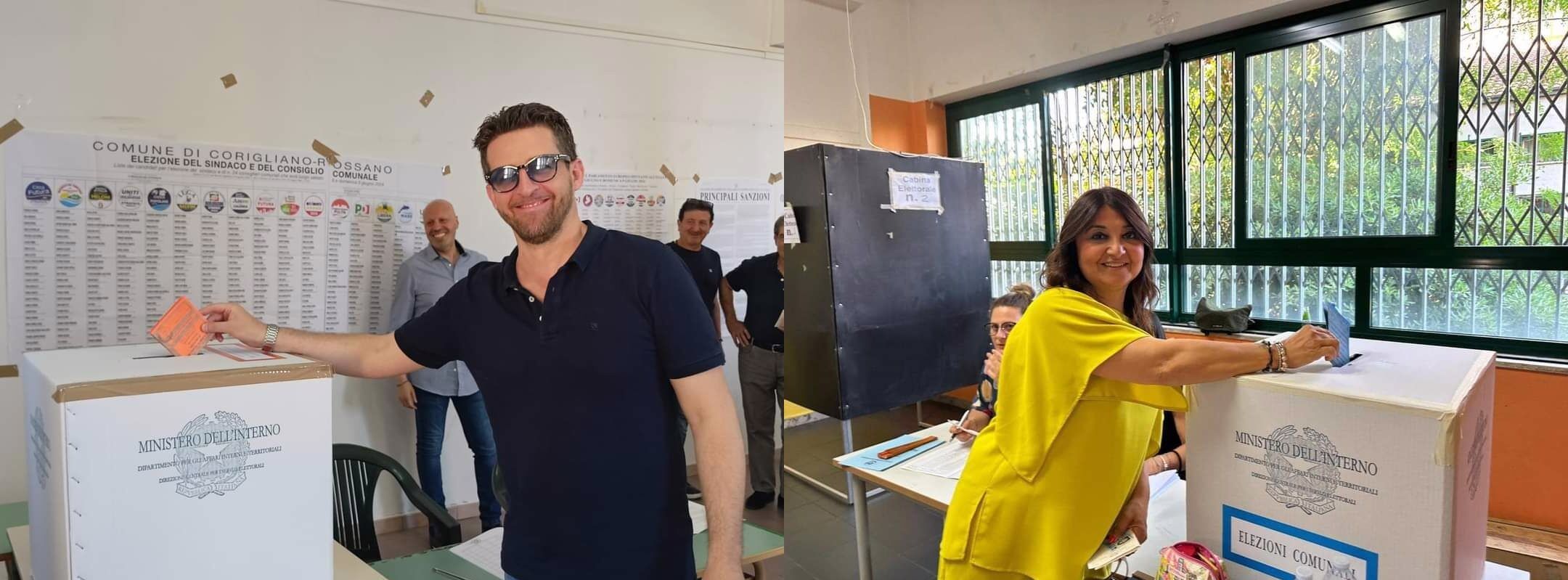 Stasi e Straface hanno già votato a Corigliano Rossano. A Vibo il voto di Muzzopappa e Murabito – FOTO