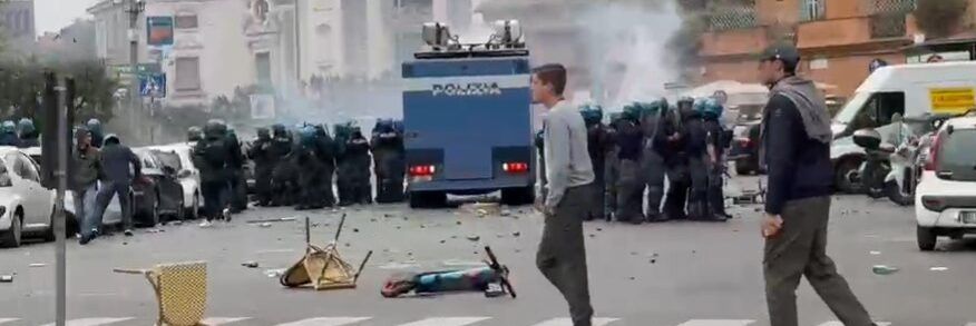 Scontri prima del derby di Roma, tifosi dispersi con gli idranti