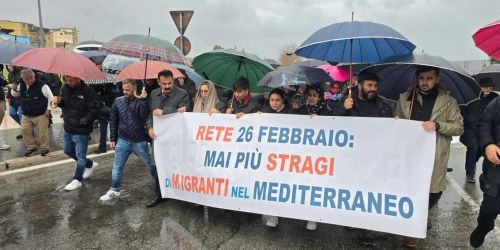 corteo naufragio cutro un anno dopo