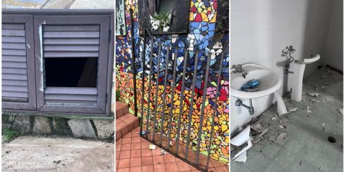 vandalismo san mango anfiteatro