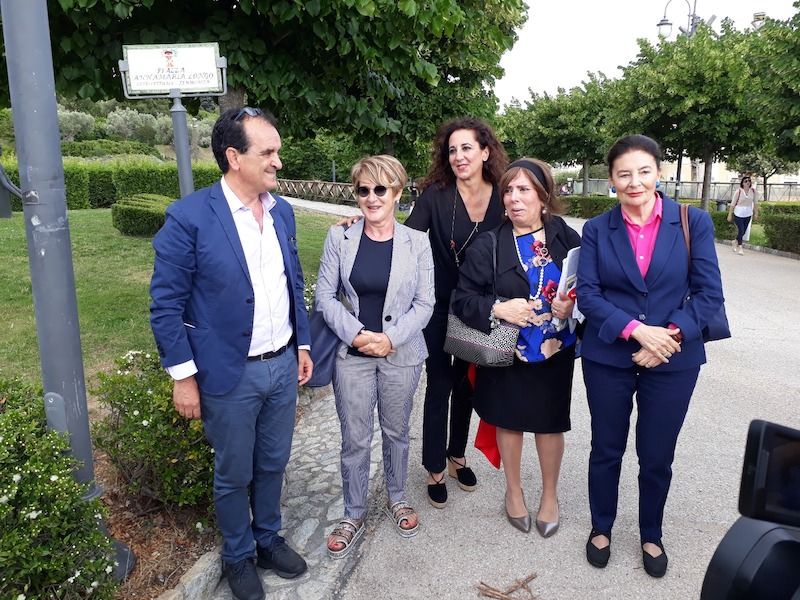 Parco della Biodiversità, una piazzetta per Anna Maria Longo