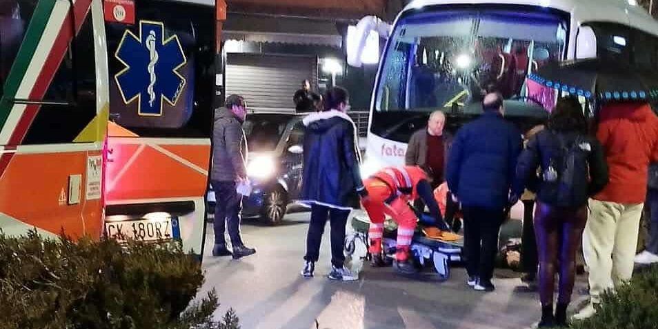 Pedone investito da un pullman, momenti di apprensione su Viale Cosmai a Cosenza