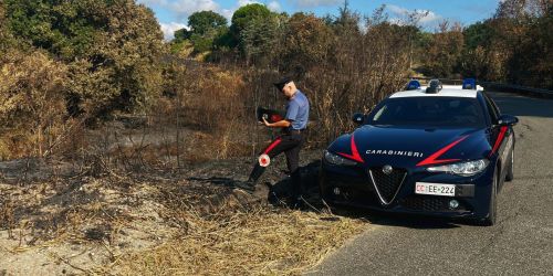 Sorpreso ad appiccare un incendio in campagna nel Catanzarese, arrestato un 35enne