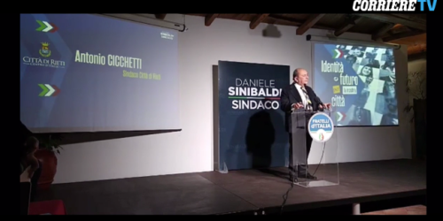 Il «boia chi molla» al comizio a Rieti. «Citavo i ragazzi dei moti di Reggio»