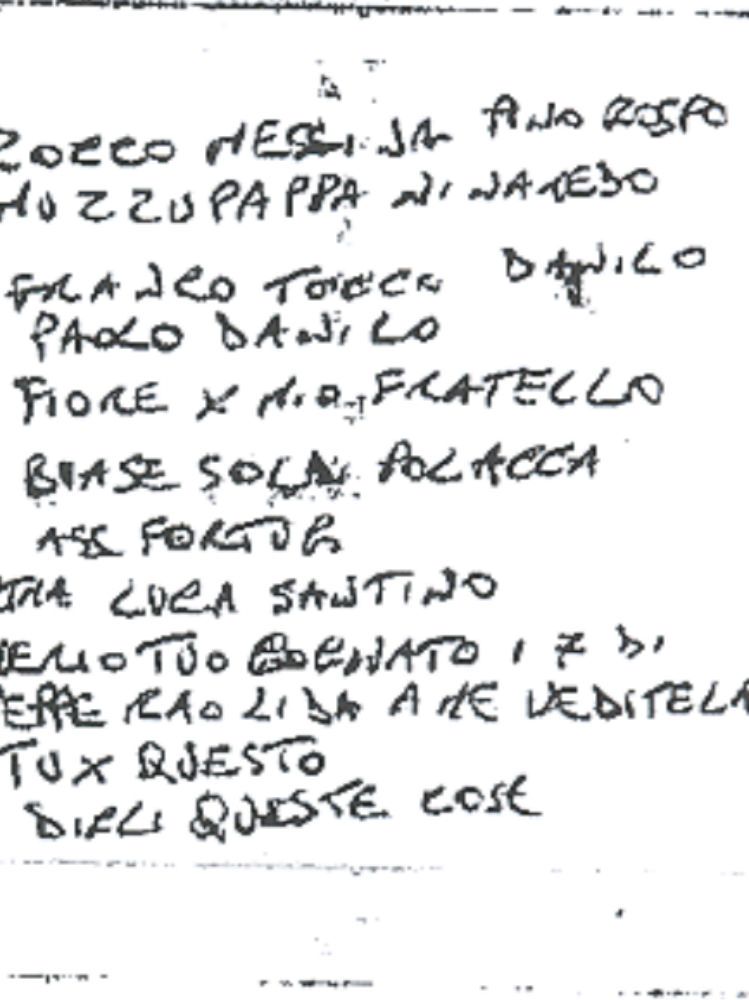 CALIFFO 2 | I desideri del boss affidati a un bigliettino