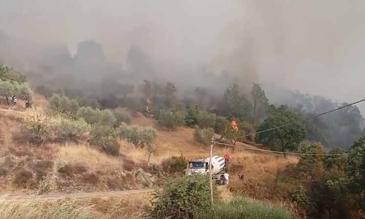 Ancora emergenza incendi nel Cosentino, fiamme verso la Sila