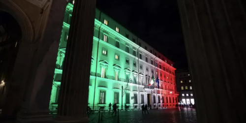 Palazzo Chigi notte