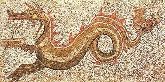 Parco dell’antica Kaulon, è di nuovo visitabile il mosaico del drago