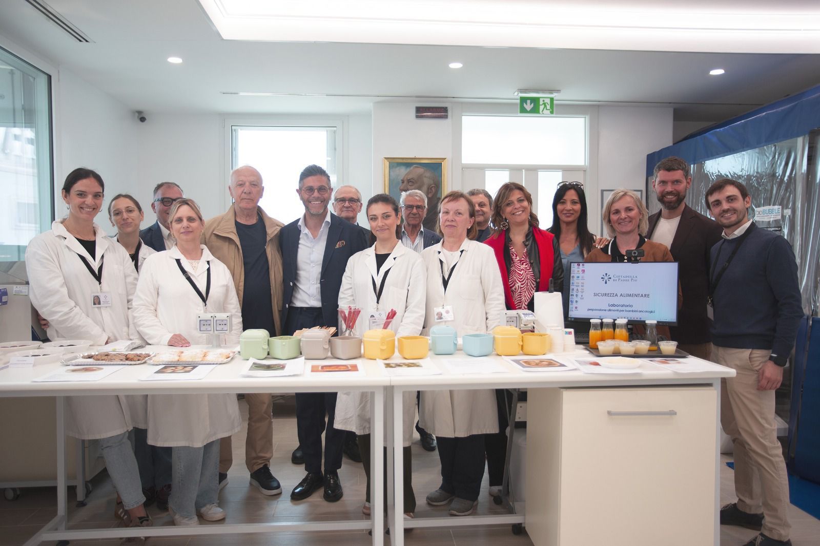 Il Gal Terre Vibonesi visita il laboratorio BL3 della Cittadella di Padre Pio