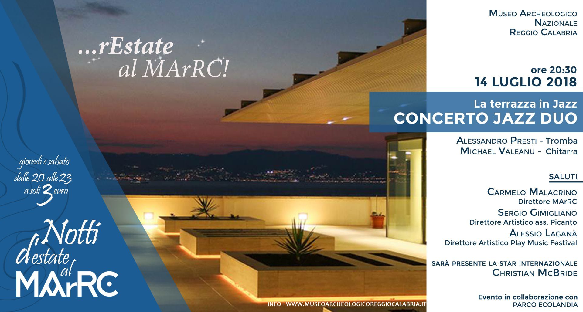 Il Peperoncino Jazz Festival arriva al MarRc