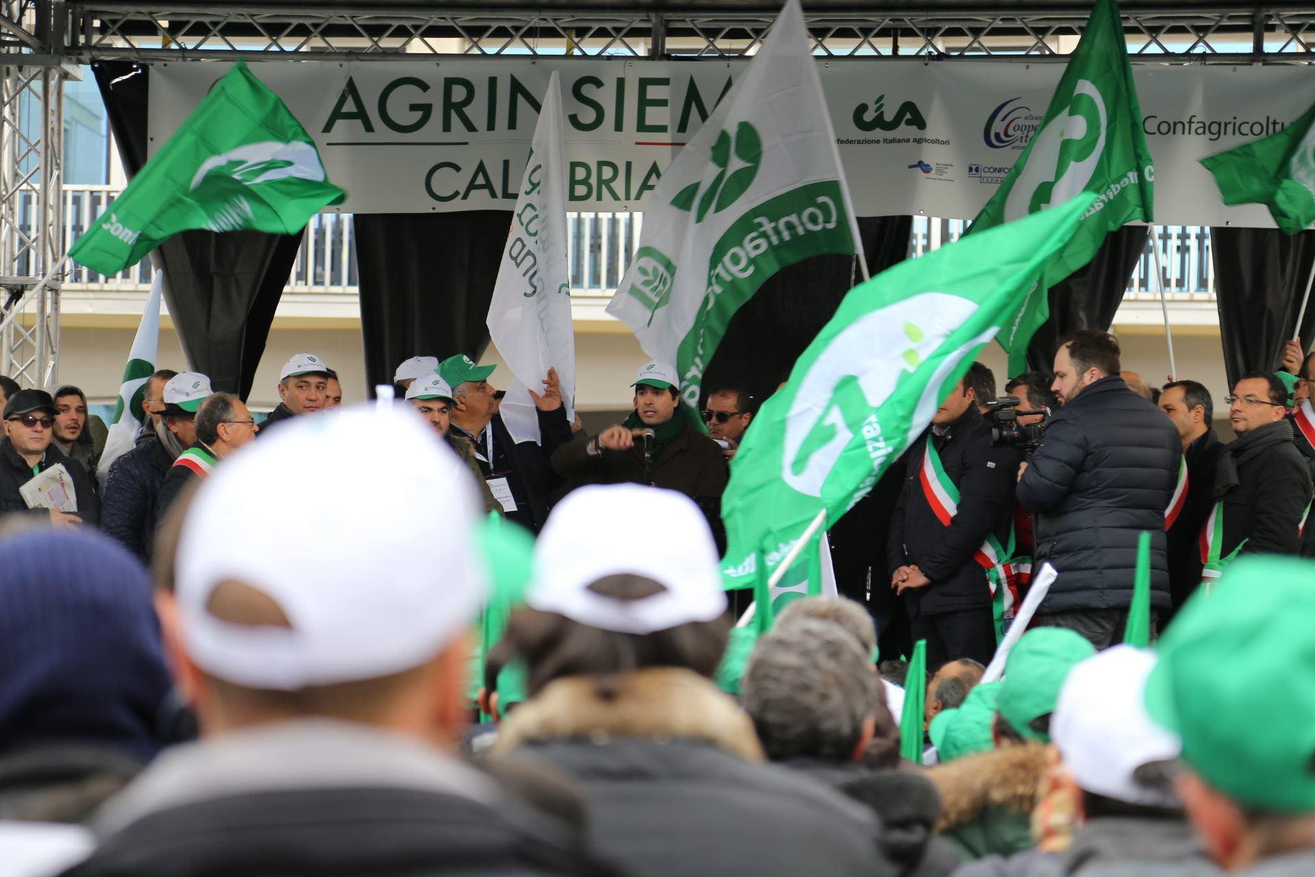 A Catanzaro la protesta degli agricoltori