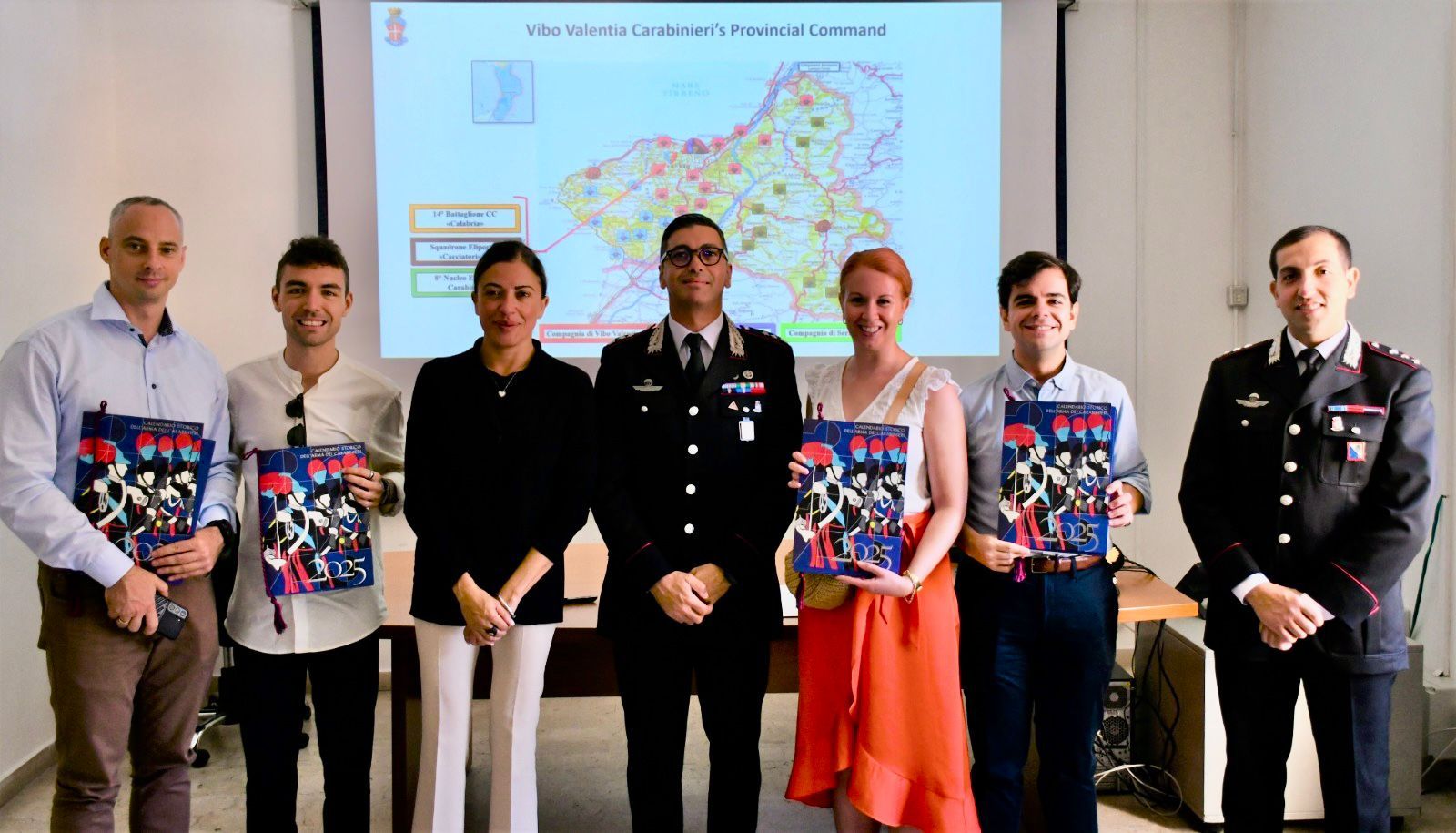 Vibo, magistrati europei in visita al Comando provinciale dei Carabinieri
