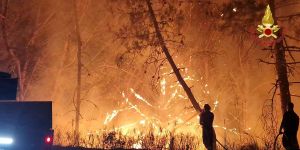 Emergenza incendi nel Vibonese: oltre 30 interventi e più di 100 ettari in fiamme