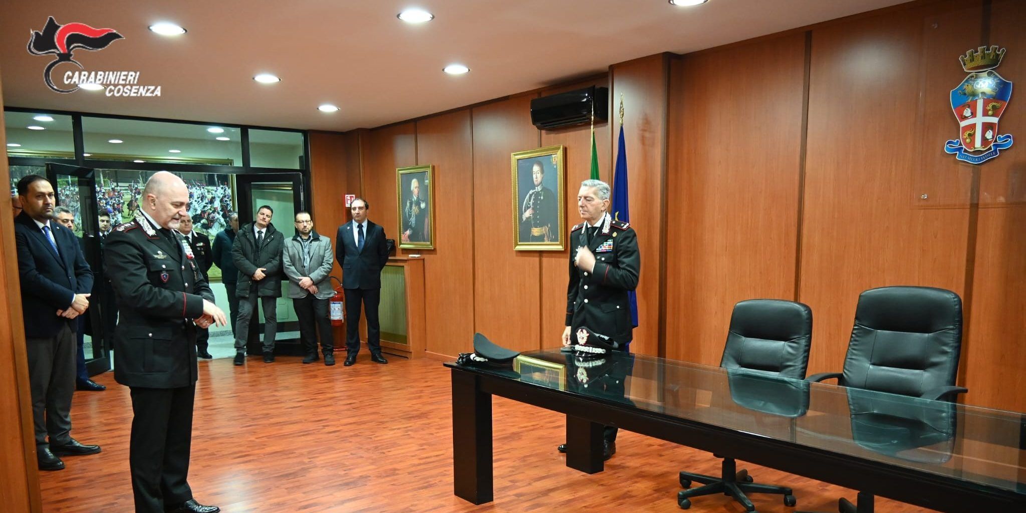 Carabinieri, il generale Sciuto visita i Comandi di Cosenza e Crotone