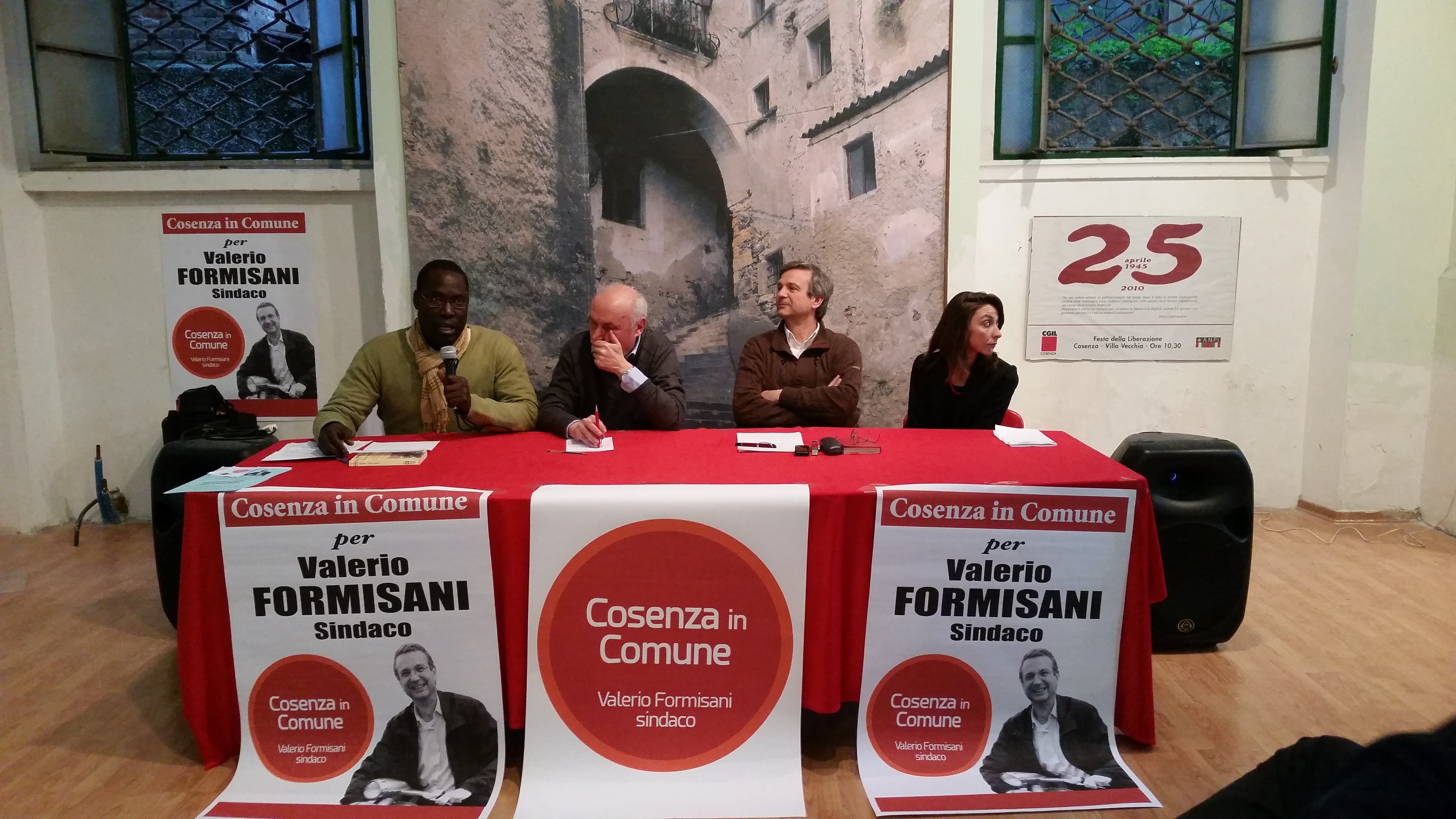 Cosenza, la sinistra si raccoglie attorno a Formisani