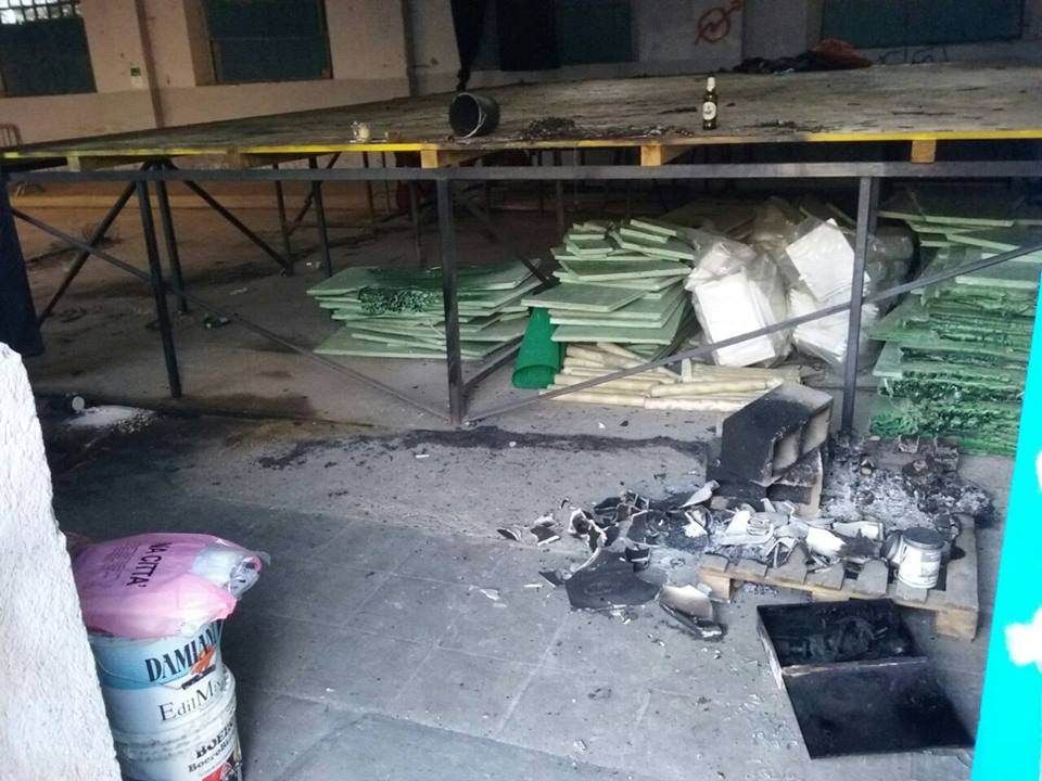 Danneggiato l'Auditorium popolare di Cosenza