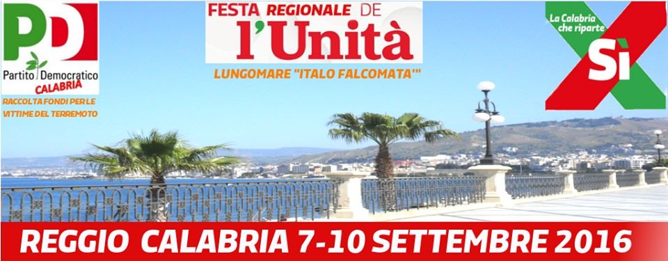 Festa dell'Unità, ecco il programma completo