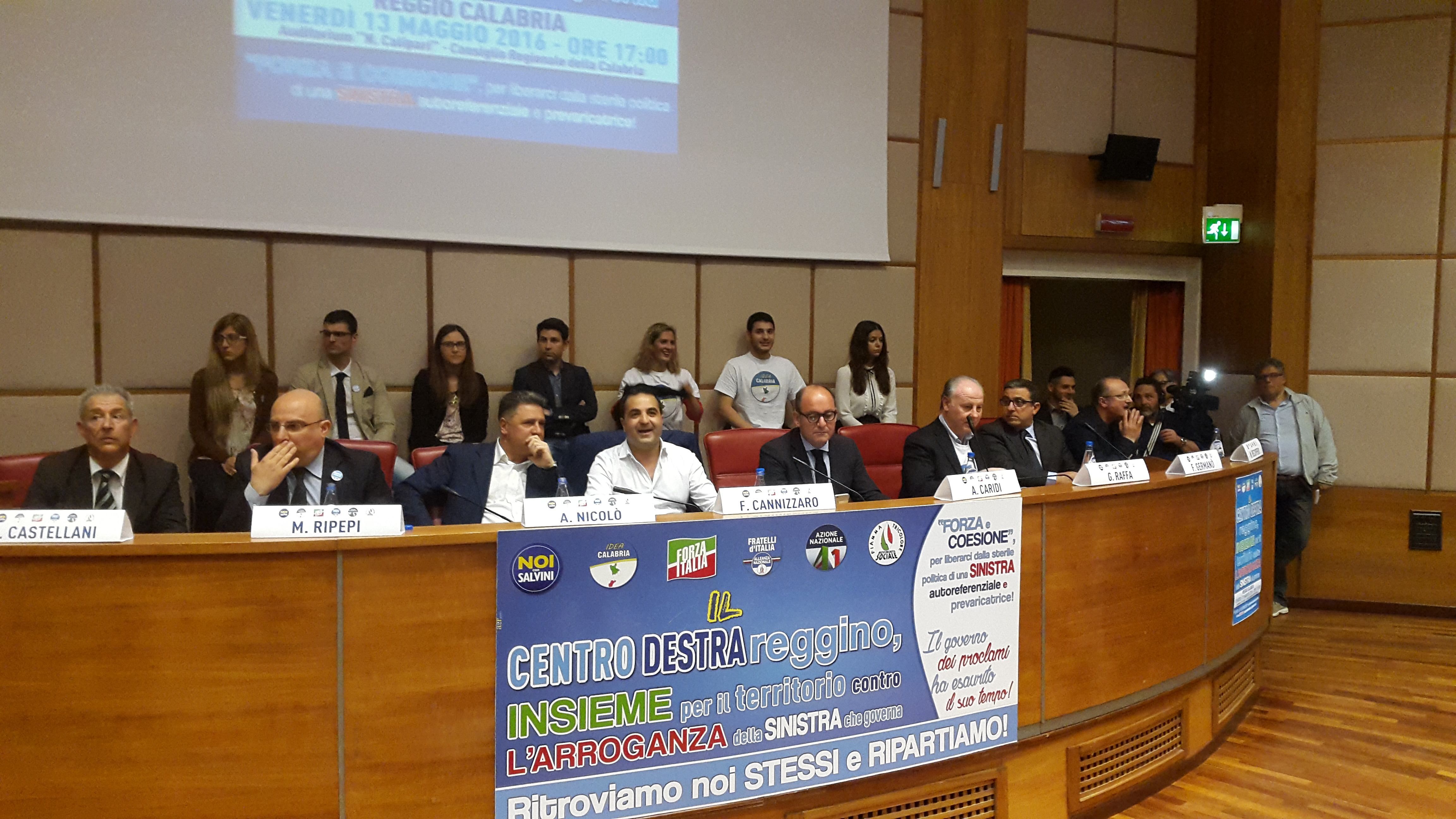 Reggio guida la riscossa del centrodestra