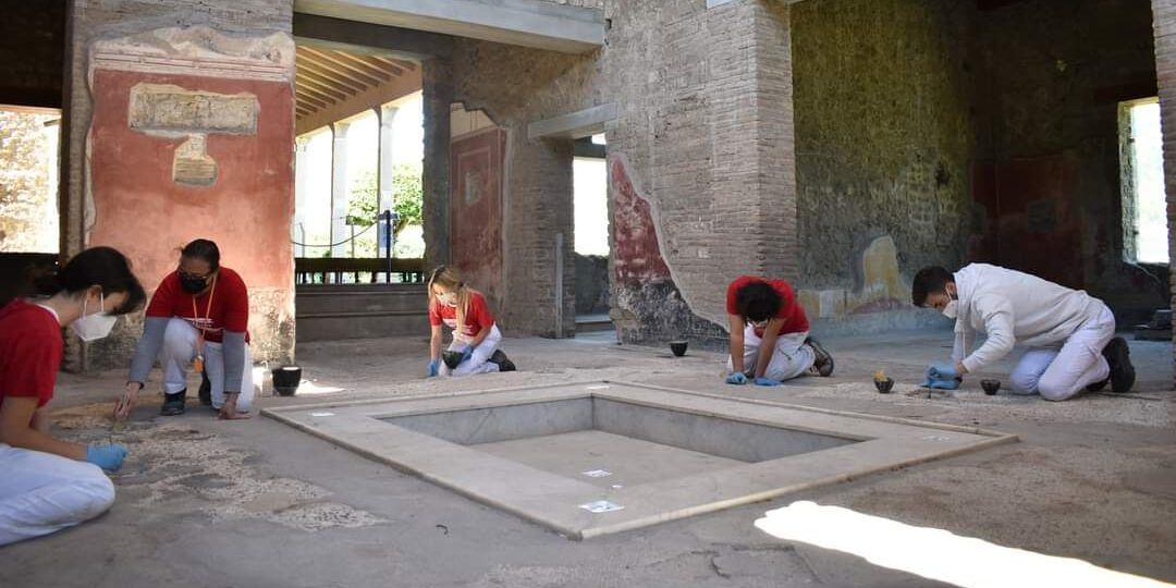 Parco archeologico di Pompei, laboratorio di restauro per studenti Unical – FOTO