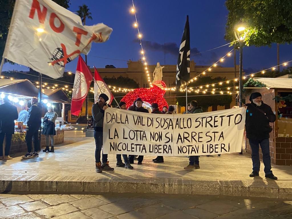 No Tav, a Reggio presidio per Nicoletta Dosio