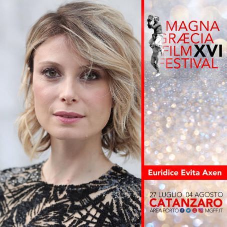 Euridice Evita Axen madrina del Magna Graecia Film Festival