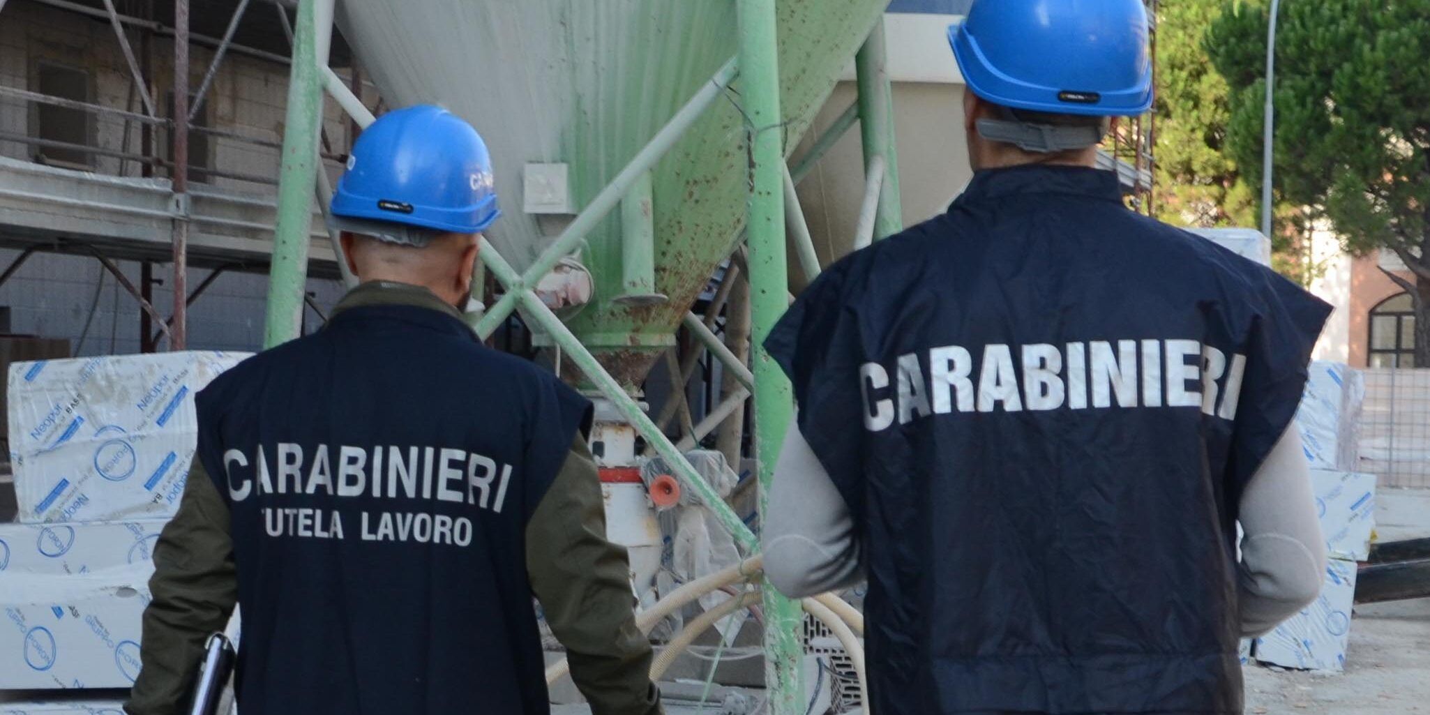 Lavori irregolari in un cantiere edile del Catanzarese, multa da 12 mila euro per il titolare