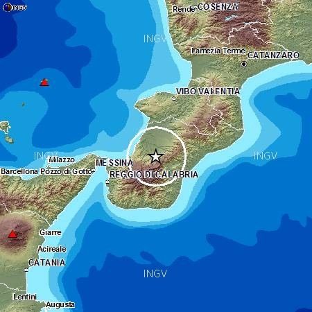 Scossa di terremoto nel Reggino
