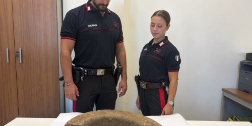 Girifalco, un incendio restituisce un reperto di epoca greco-romana