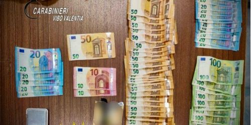 CC di Vibo soldi droga