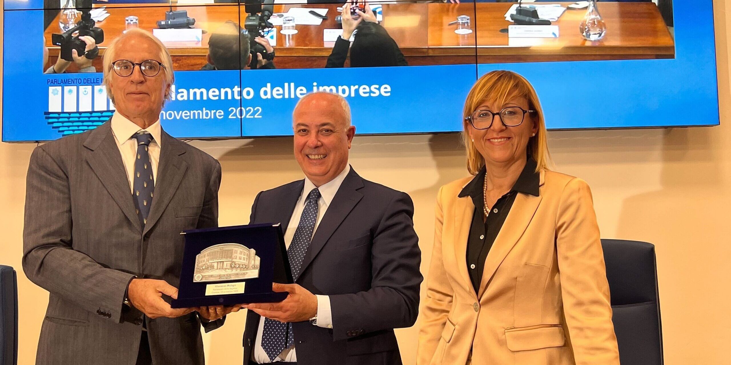 Malagò alla Camera di Commercio di Cosenza, Algieri: «Lo sport è ricchezza e valorizzazione del territorio»