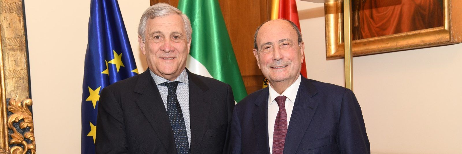 Ciclone Harry, prima tappa in Sicilia per Antonio Tajani