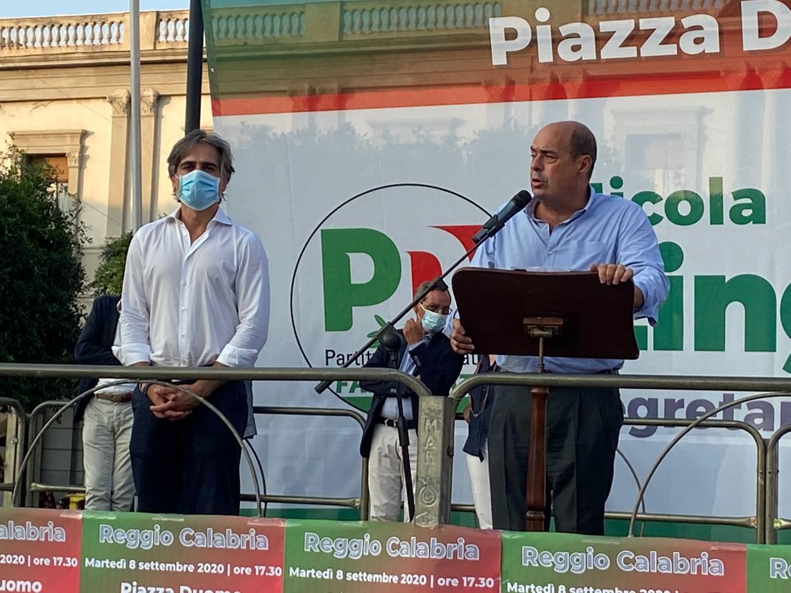 Zingaretti lancia Falcomatà: «Ha salvato Reggio» – VIDEO