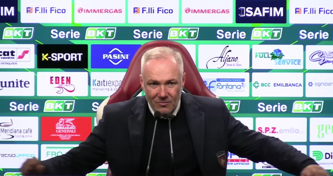 Cosenza calcio, Massimiliano Alvini sempre più a rischio esonero