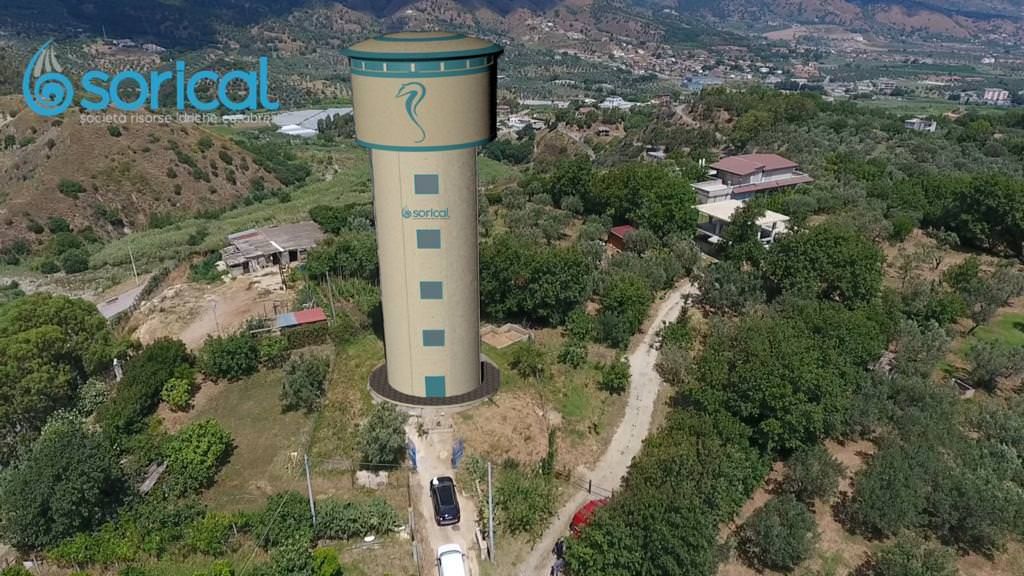 Sorical: «Ecco come sarà il nuovo serbatoio pensile di Soverato»