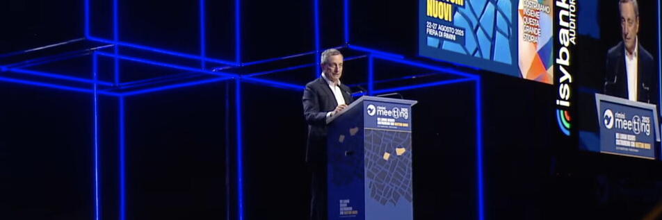 Draghi: «Evaporata l’illusione di un’Europa che conta»