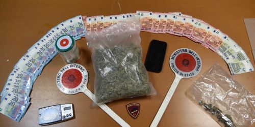 Arresto 29enne detenzione fini spaccio