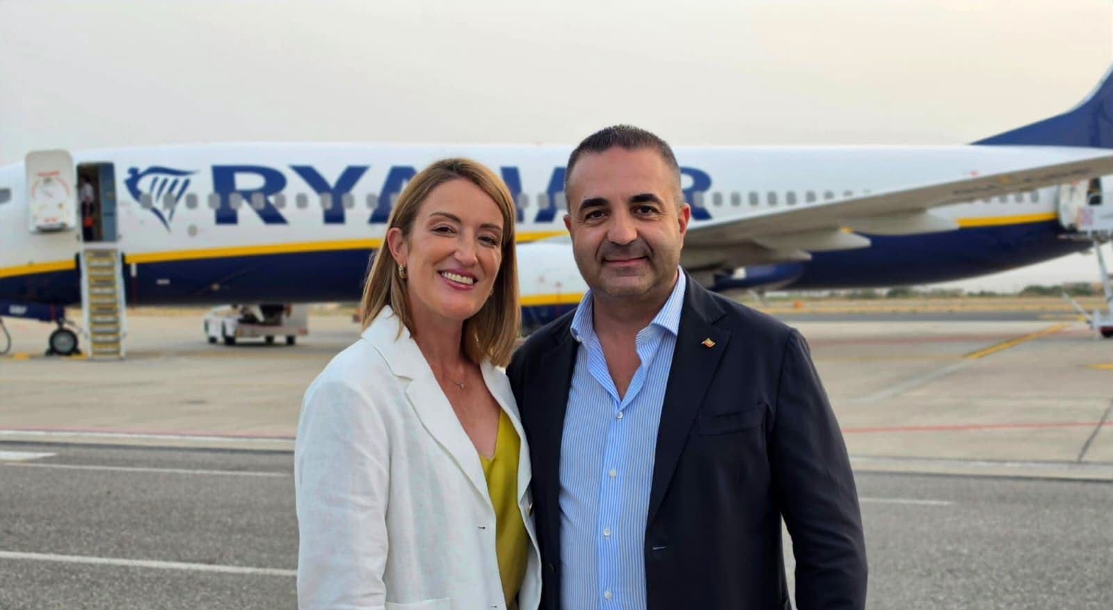 La presidente del Parlamento Europeo Roberta Metsola in visita privata a Reggio Calabria