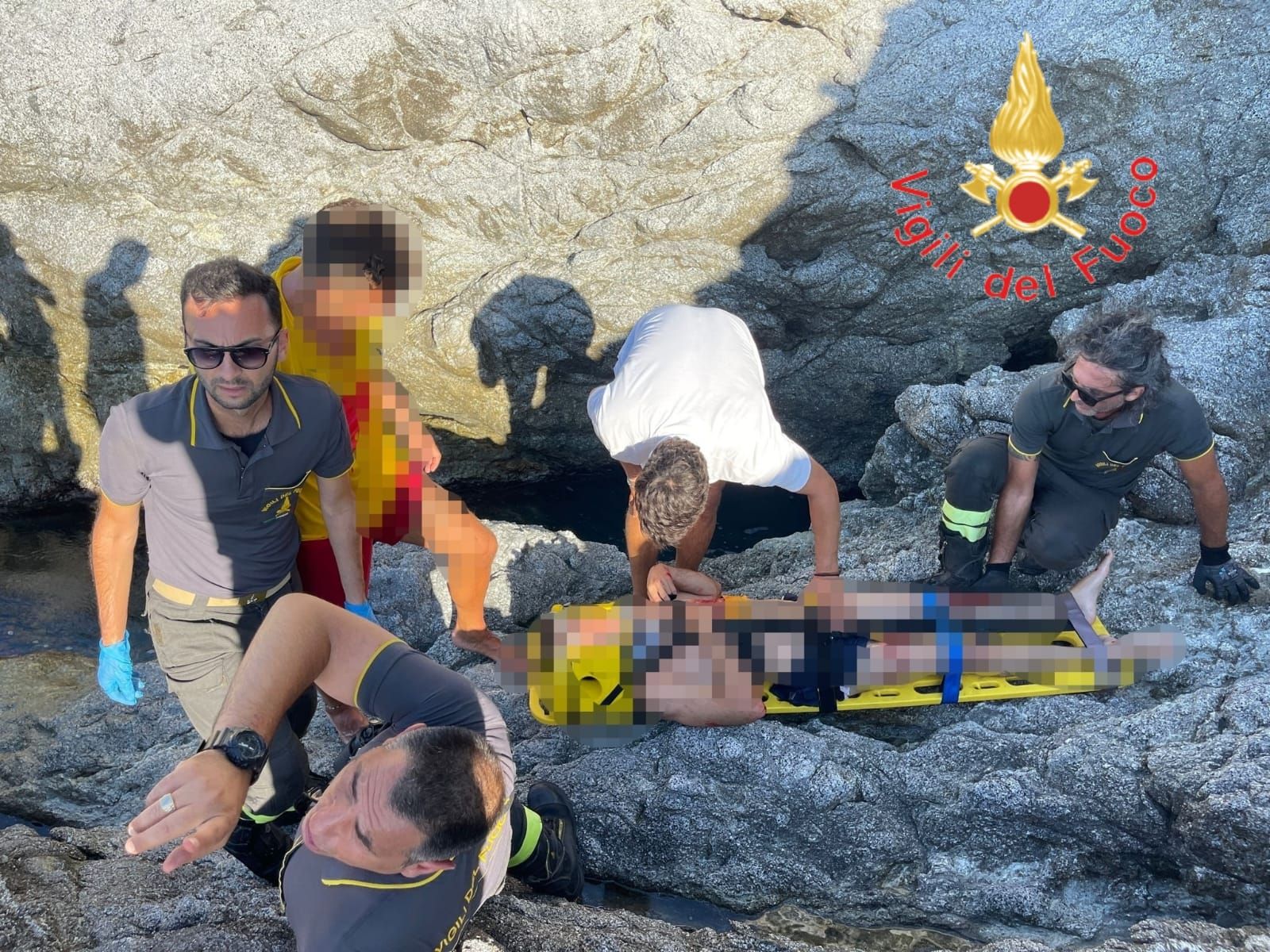 Capo Vaticano, scivola da una scogliera. Turista trasportato in ospedale in elisoccorso