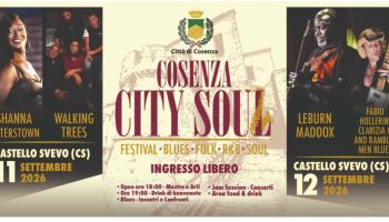 Cosenza City Soul, il Castello Svevo si accende con la musica