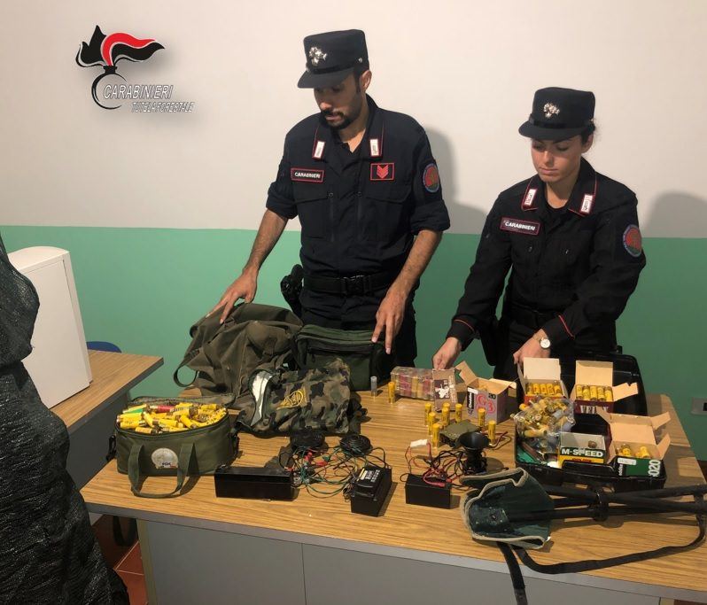 Bracconaggio, sequestrate armi nel lametino