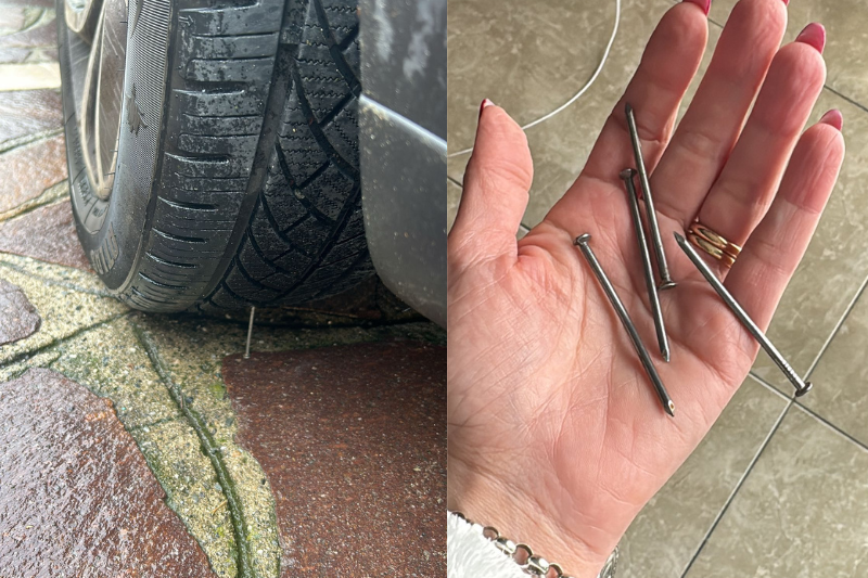 Cropalati, atto intimidatorio contro la vicesindaca Minniti: chiodi negli pneumatici