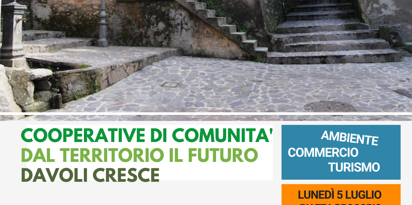 Cooperative di comunità: a Davoli iniziativa di Legacoop, SIBaTer e Comune