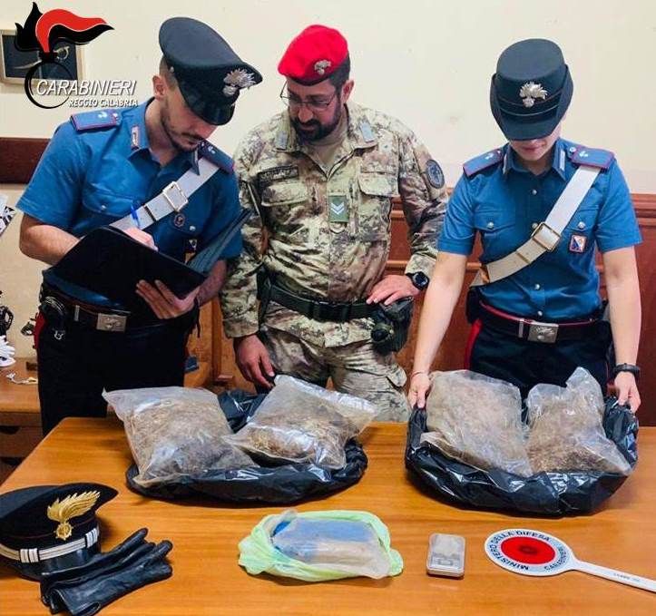 Droga, controlli a tappeto a Gioia Tauro: sequestrati 3 kg di marijuana e cocaina