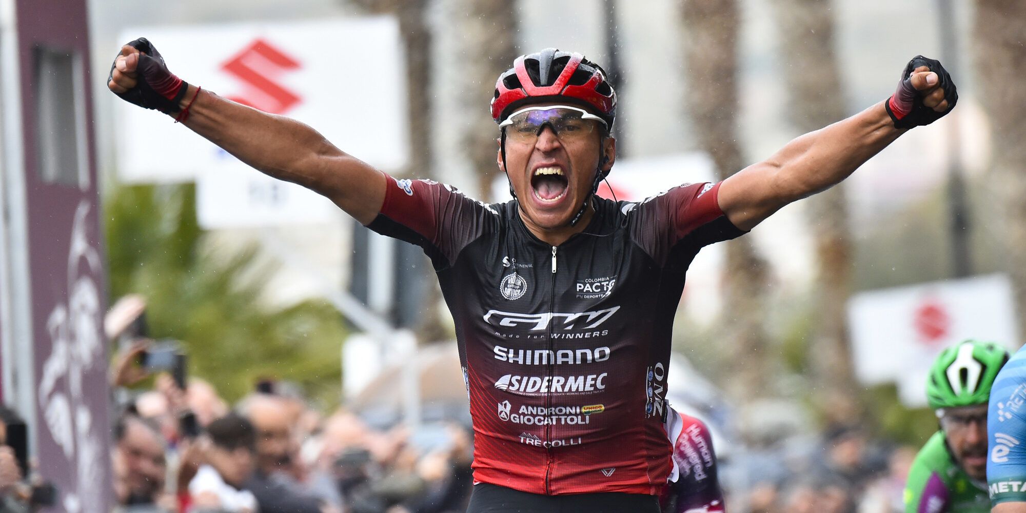 Giro ciclistico della Città Metropolitana di Reggio Calabria, maglia amaranto a Jhonatan Restrepo Valencia – FOTO E VIDEO