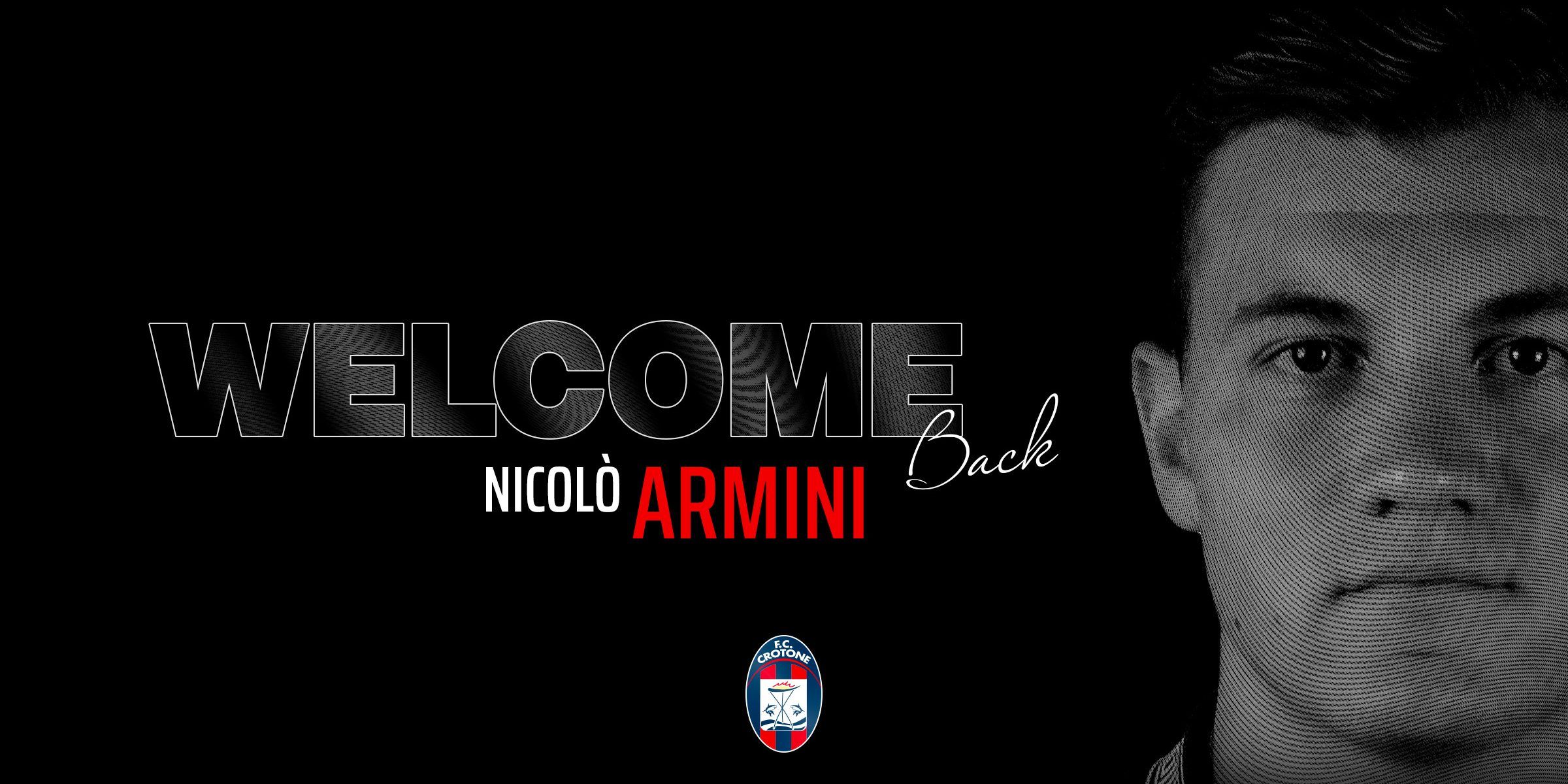 Armini torna in rossoblù: ufficiale il rientro al Crotone