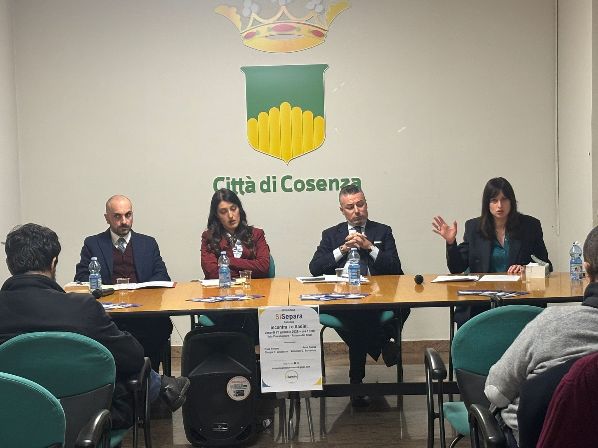 Referendum sulla giustizia, il Comitato “Si Separa Cosenza” incontra i cittadini al Comune