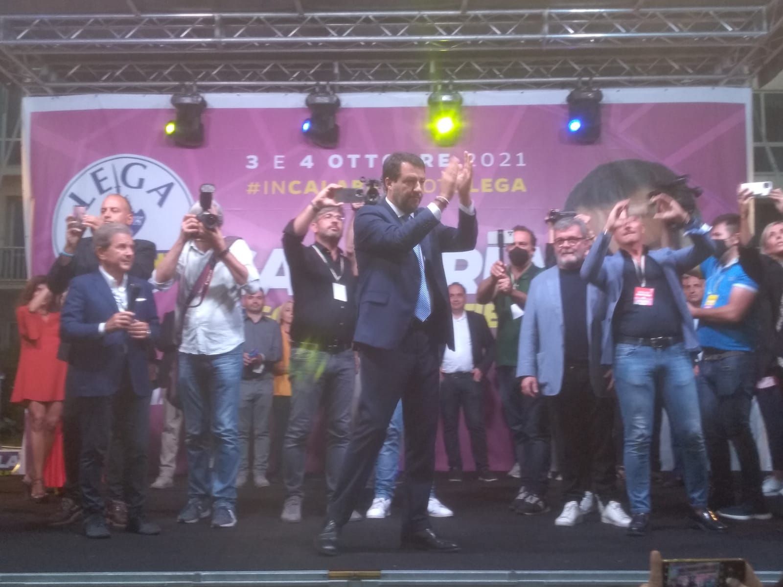 Salvini: «Cinque anni di governo leghista per cambiare la Calabria»