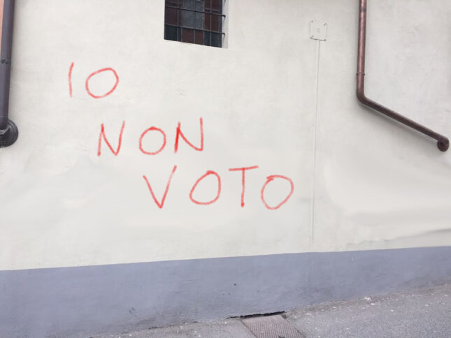 L'astensionismo in Calabria è a livelli altissimi