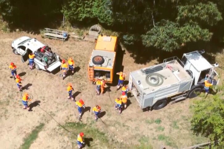 I mezzi e le squadre di Calabria Verde impegnati in difesa del territorio