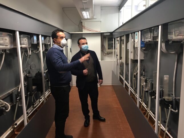 Sopralluogo dell'avvocato Calabretta agli impianti della Sorical 